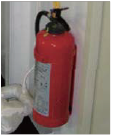 Fire extinguisher support